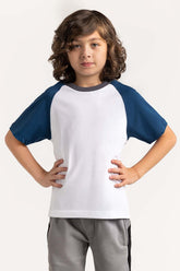 Toddler Boy White T-Shirt 231-513-019